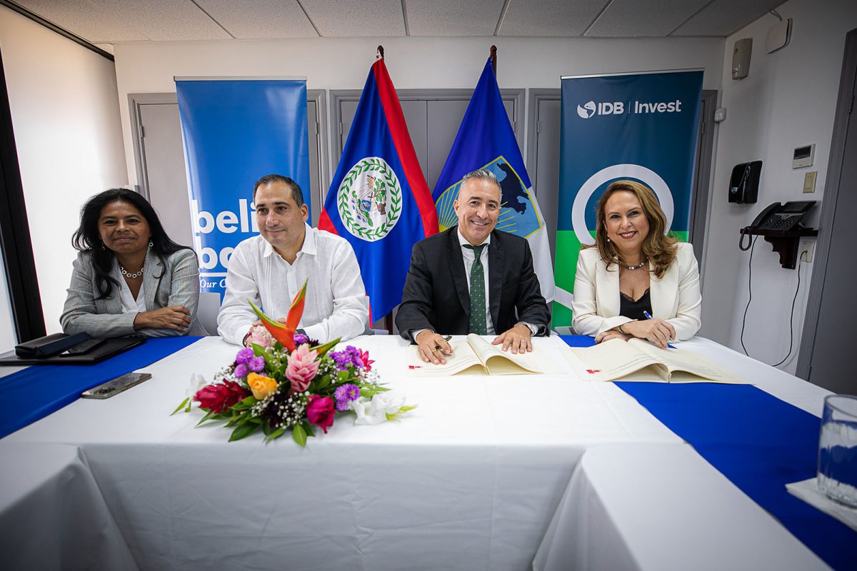 Four professionals sitting on table